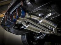 aFe Power (Advanced FLOW Engineering) - aFe Takeda 3in 304 SS Cat-Back Exhaust w/ Blue Flame Tips 2017+ Honda Civic Type R I4 2.0L (t) - Image 9