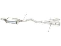 aFe Power (Advanced FLOW Engineering) - aFe MACHForce XP 2-1/2in SS-304 Cat-Back Exhausts w/ Polished Dual Tips 2008 VW Golf R32 V6-3.2L MKV - Image 4