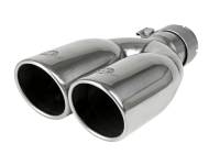 aFe Power (Advanced FLOW Engineering) - aFe Rebel Series 2.5in 409 SS Axle-Back Exhaust Polished 07-18 Jeep Wrangler (JK) V6-3.6L/3.8L - Image 2