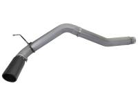 aFe Power (Advanced FLOW Engineering) - aFe LARGE BORE HD 5in DPF-Back SS Exhaust w/ Black Tip 2016 Nissan Titan 5.0L V8 (td) CC SB - Image 3