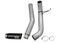 aFe Power (Advanced FLOW Engineering) - aFe LARGE BORE HD 5in DPF-Back SS Exhaust w/ Black Tip 2016 Nissan Titan 5.0L V8 (td) CC SB - Image 8