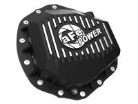 aFe Power (Advanced FLOW Engineering) - aFe 2020 Chevrolet Silverado 2500 HD Rear Differential Cover Black ; Pro Series w/ Machined Fins - Image 2