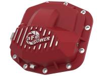 aFe Pro Series Front Differential Cover Red w/Machined Fins 18-19 Jeep JL (Dana M210)