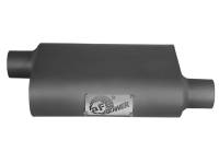 aFe Power (Advanced FLOW Engineering) - aFe Scorpion Replacement Alum Steel Muffler 2-1/2in In/Out Baffled Offset/Offset 13inL x10inW x4inH - Image 3