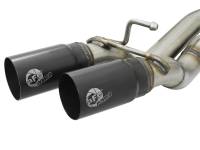 aFe Power (Advanced FLOW Engineering) - aFe Rebel Exhausts Cat-Back SS 16 Toyota Tacoma V6-3.5L w/ Black Tips - Image 2