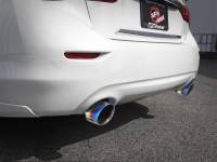 aFe Power (Advanced FLOW Engineering) - aFe Takeda 2.5in 304 SS Cat-Back Exhaust System w/ Blue Flame Tips 16-18 Infiniti Q50 V6-3.0L (tt) - Image 5