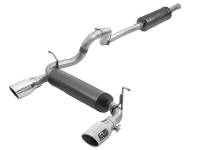 aFe Rebel Series 2.5in 304 SS Cat-Back Exhaust w/ Polished Tips 2018+ Jeep Wrangler (JL) V6 3.6L