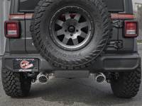 aFe Power (Advanced FLOW Engineering) - aFe Rebel Series 2.5in 304 SS Cat-Back Exhaust w/ Polished Tips 2018+ Jeep Wrangler (JL) V6 3.6L - Image 5