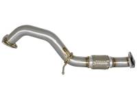 aFe Power (Advanced FLOW Engineering) - aFe Elite Twisted Steel 16-17 Honda Civic I4-1.5L (t) 2.5in Rear Down-Pipe Mid-Pipe - Image 2