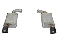 aFe Power (Advanced FLOW Engineering) - aFe MACHForce XP 2.5in 409 Stainless Axle Back Exhaust w/ Black Tips 15-17 Ford Mustang I4-2.3L (t) - Image 4