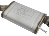 aFe Power (Advanced FLOW Engineering) - aFe MACHForce XP 2.5in 409 Stainless Axle Back Exhaust w/ Black Tips 15-17 Ford Mustang I4-2.3L (t) - Image 5