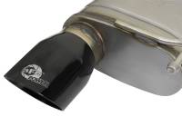 aFe Power (Advanced FLOW Engineering) - aFe MACHForce XP 2.5in 409 Stainless Axle Back Exhaust w/ Black Tips 15-17 Ford Mustang I4-2.3L (t) - Image 6