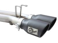 aFe Power (Advanced FLOW Engineering) - aFe Rebel Series Cat-Back 2.5in Dual Center Exit SS Exhaust w/ Black Tips 07-14 Jeep Wrangler V6 - Image 6