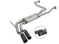aFe Rebel Series 2-1/2in 409 SS Cat Back Exhaust w/ Black Tips 16-17 Nissan Titan V8 5.6L