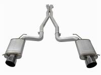 aFe Power (Advanced FLOW Engineering) - aFe Mach Force-Xp 3in CB Stainless Steel Dual Exhaust System w/ Black Tips 09-15 Cadillac CTS-V - Image 2