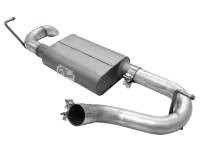 aFe Power (Advanced FLOW Engineering) - aFe Scorpion Exhaust System Axle Back Aluminized Hi-Tuck 07-17 Jeep Wrangler JK V6 3.6/3.8L - Image 3