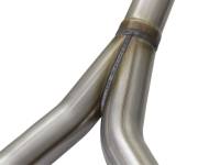 aFe Power (Advanced FLOW Engineering) - aFe Rebel Series CB 2.5in Dual Center Exit SS Exhaust w/ Black Tips 07-15 Jeep Wrangler 3.6L/3.8L V6 - Image 6