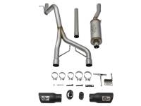 aFe Power (Advanced FLOW Engineering) - aFe Rebel Series CB 2.5in Dual Center Exit SS Exhaust w/ Black Tips 07-15 Jeep Wrangler 3.6L/3.8L V6 - Image 7