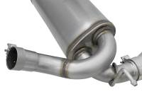 aFe Power (Advanced FLOW Engineering) - aFe Rebel Series 2.5in 409 SS Axle-Back Exhaust w/Polished Tips 07+ Jeep Wrangler (JK) V6 3.6L/3.8L - Image 3