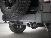 aFe Power (Advanced FLOW Engineering) - aFe Rebel Series 2.5in 409 SS Axle-Back Exhaust w/Polished Tips 07+ Jeep Wrangler (JK) V6 3.6L/3.8L - Image 6