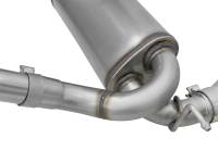 aFe Power (Advanced FLOW Engineering) - aFe Rebel Series 2.5in 409 SS Cat-Back Exhaust w/ Polished Tips 07+ Jeep Wrangler (JK) V6 3.6L/3.8L - Image 4