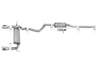 aFe Power (Advanced FLOW Engineering) - aFe Rebel Series 2.5in 409 SS Cat-Back Exhaust w/ Polished Tips 07+ Jeep Wrangler (JK) V6 3.6L/3.8L - Image 5