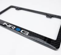 NRG Innovations - NRG Innovations Carbon License Plate Frame/ Fiber Poly Dip Finish Wet w/ NRG Logo - Image 3