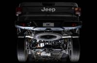 AWE Tuning - AWE 20-21 Jeep Gladiator JT 3.6L Tread Edition Cat-Back Dual Exhaust - Diamond Black Tip - Image 11