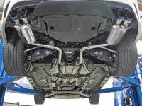 aFe Power (Advanced FLOW Engineering) - aFe Takeda 16-17 Lexus RC 200T 2.0L (t) 2in. SS Axle-Back Exhaust System w/Polished Blue Tips - Image 2
