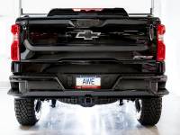 AWE Tuning - AWE 22-23 GMC Sierra 1500 AT4X 6.2L 0FG Catback Split Dual (Flat Bumper) - Bashguard(No Tips) - Image 6