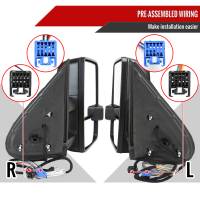 Spec'D Tuning Products - Spec-D 2002-2007 Chevrolet Silverado/ GMC Sierra/Yukon/Yukon XL Power Adjustable, Heated, & Manual Extendable Towing Mirrors w/ Smoke Lens LED Turn Signal & Clearance Lights - Image 4