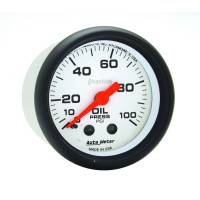 AutoMeter - AutoMeter Phantom 52mm 0-100 PSI Mechanical Oil Pressure Gauge - Image 2