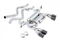 Megan Racing Supremo Exhaust System: BMW E92 M3 2008-13 Black Chrome Roll Tip