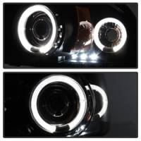 Spyder Auto - Spyder Dodge Dakota 97-04/Durango 98-03 1PC Projector Headlights LED Halo LED Blk PRO-YD-DDAK97-BK - Image 2