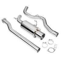 DC Sports Catback Single Canister Exhaust Polished (15-21 Subaru WRX/STI)