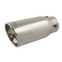 DC Sports - DC Sports Polished Stainless Universal Bolt On Exhaust Slant Cut Tip 2.875" Inlet 3.75" Outlet - Image 1