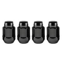 McGard - McGard Hex Lug Nut (Cone Seat Bulge Style) M14X1.5 / 22mm Hex / 1.635in. Length (4-Pack) - Black - Image 2