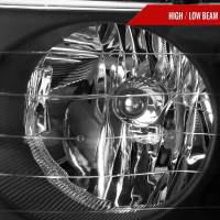 Spec'D Tuning Products - Spec-D 2002-2005 Dodge RAM 1500/ 2003-2005 RAM 2500 3500 Factory Style Headlights (Matte Black Housing/Clear Lens) - Image 1