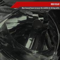 Spec'D Tuning Products - Spec-D 2006-2011 Honda Civic Sedan Crystal Headlights (Chrome Housing/Smoke Lens) - Image 2