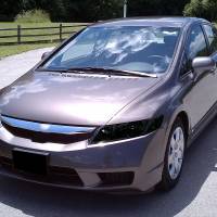 Spec'D Tuning Products - Spec-D 2006-2011 Honda Civic Sedan Crystal Headlights (Chrome Housing/Smoke Lens) - Image 8