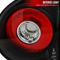 Spec'D Tuning Products - Spec-D 2006-2009 Volkswagen Golf GTI Mk5/Rabbit/R32 Tail Lights (Matte Black Housing/Clear Lens) - Image 1