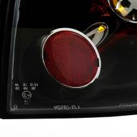 Spec'D Tuning Products - Spec-D 2006-2009 Volkswagen Golf GTI Mk5/Rabbit/R32 Tail Lights (Matte Black Housing/Clear Lens) - Image 2