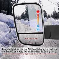 Spec'D Tuning Products - Spec-D 1998-2001 Dodge RAM 1500/1998-2002 RAM 2500/3500 Chrome Power Heated Towing Mirrors With Clear Lens LED Turn Signal - Image 8