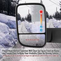 Spec'D Tuning Products - Spec-D 1998-2001 Dodge RAM 1500/1998-2002 RAM 2500/3500 Black Power Heated Towing Mirrors With Clear Lens LED Turn Signal - Image 8