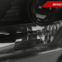 Spec'D Tuning Products - Spec-D 2003-2005 Nissan 350Z Switchback Sequential Turn Signal Animated LED Bar Projector Headlights (Matte Black Housing/Smoke Lens) - Image 3