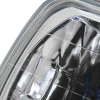 Spec'D Tuning Products - Spec-D Universal 7"x6" H4 Crystal Headlights (Chrome Housing/Glass Lens) - Image 2