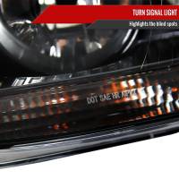 Spec'D Tuning Products - Spec-D 2005-2010 Volkswagen Golf Mk5 /Jetta/Rabbit Factory Style Headlights w/ P21W Turn Signal Bulbs (Matte Black Housing/Clear Lens) - Image 3