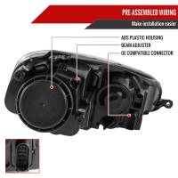Spec'D Tuning Products - Spec-D 2005-2010 Volkswagen Golf Mk5 /Jetta/Rabbit Factory Style Headlights w/ P21W Turn Signal Bulbs (Matte Black Housing/Clear Lens) - Image 5