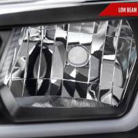 Spec'D Tuning Products - Spec-D 2006-2010 Dodge Charger Switchback Sequential LED Bar Factory Style Headlights (Matte Black Housing/Clear Lens) - Image 1