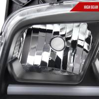 Spec'D Tuning Products - Spec-D 2006-2010 Dodge Charger Switchback Sequential LED Bar Factory Style Headlights (Matte Black Housing/Clear Lens) - Image 2